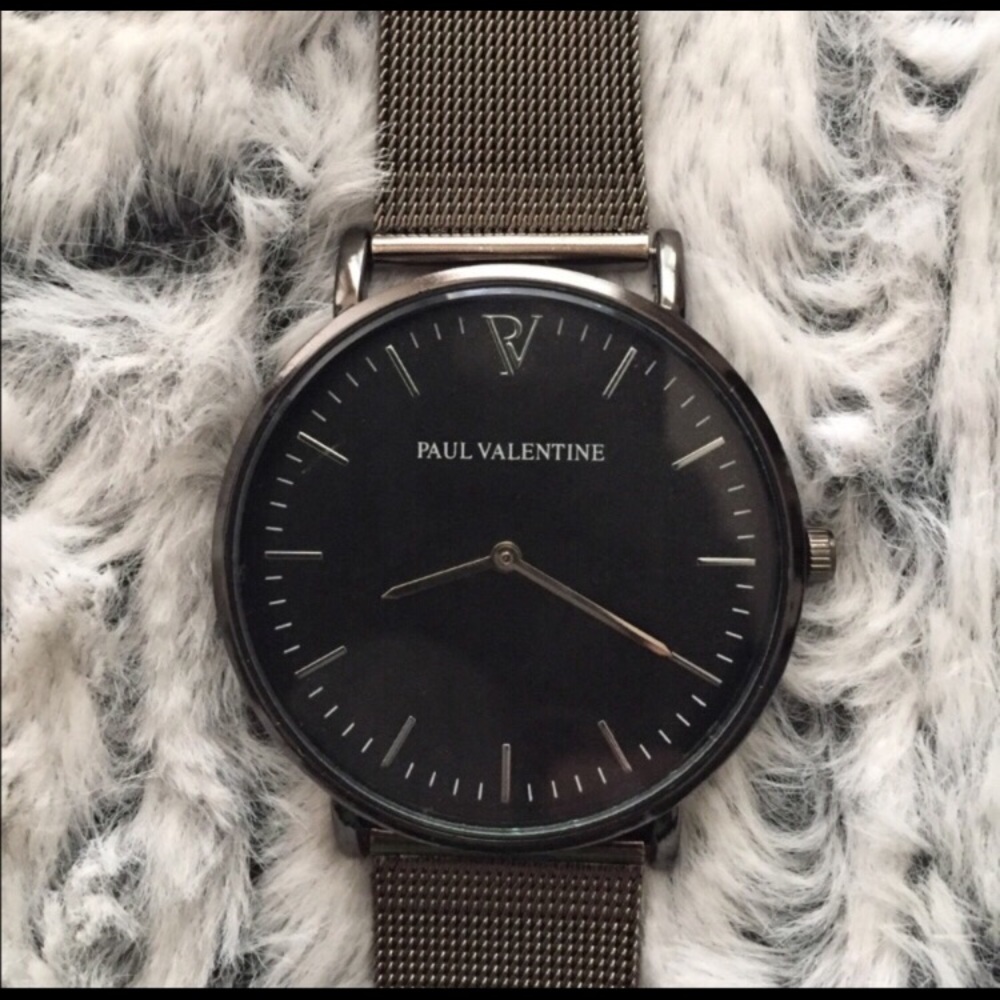 Unisex Paul Valentine Fashion Watch 🕐⌚️🖤